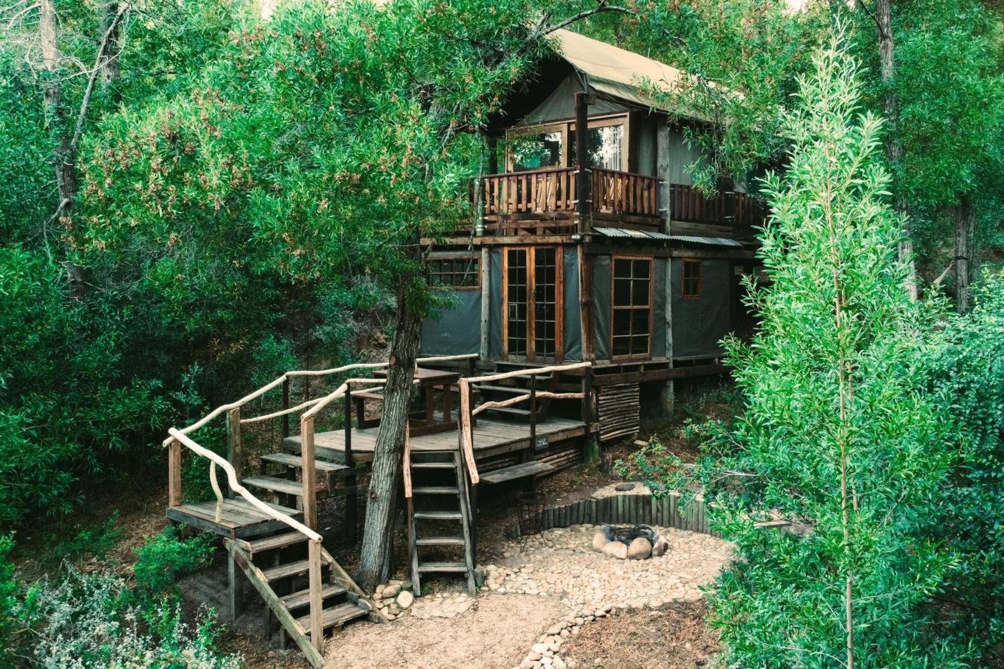 Fernhill Tented Treehouses Rheenendal Экстерьер фото